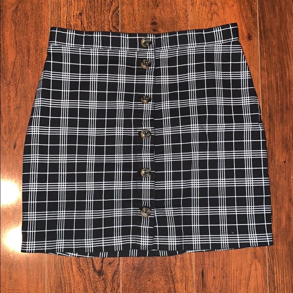 H&M plaid skirt